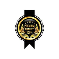 Premium quality label. Best quality flat. Premium icon with crown and stars.Round label with three level quality. vector
