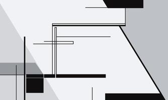 black and white abstract design background vector