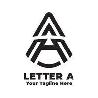 Logo Letter A Simple Design vector