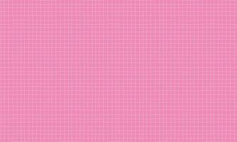 Pink Square Doodle Grid. Seamless pattern of paper note. Notebook sheet vector