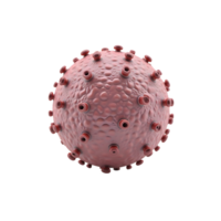 3D Render of a Virus Particle Detailed Structure png
