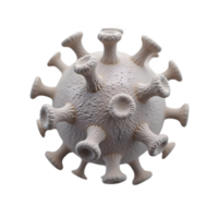 3D Render of a Virus Particle Microscopic View png
