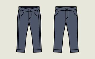 Jean gray color for decoration vector