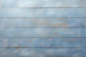 Blue painted wood texture background. Horizontal and vertical planks. photo
