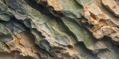 Close Up Abstract Texture of Natural Stones in Earthy Tones photo