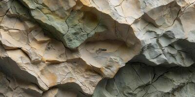 Close Up Abstract Texture of Natural Stones in Earthy Tones. photo