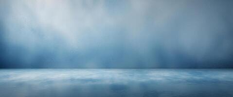 Gradient blue textured background with copy space. photo