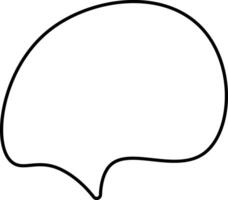 Comic Speech Bubble for Dynamic Dialogue of Cartoon Narratives. Fun and Engaging Speech Bubble Template for Comics. illustration vector