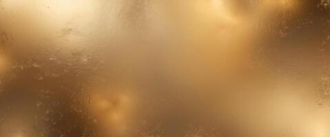 Vintage distressed look created by gold metallic gradient background with subtle grunge texture photo