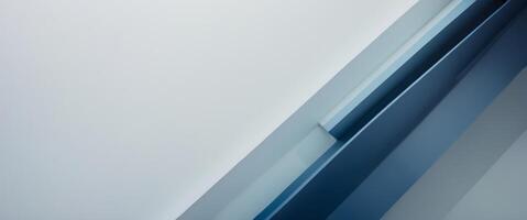 Abstract background featuring overlapping diagonal planes in varying shades of blue photo