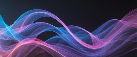 Abstract Cosmic Waves of Light and Color photo
