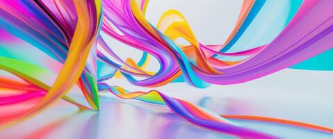 Colorful abstract background with flowing lines and dynamic shapes creating a vibrant and energetic visual photo