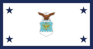 General Counsel and Assistant Secretaries of the Air Force Flag Illustration Premium Quality vector