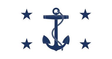 US Assistant Secretary of the Navy Flag Illustration Premium Quality vector