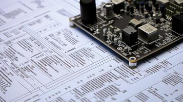 performance data sheet photo