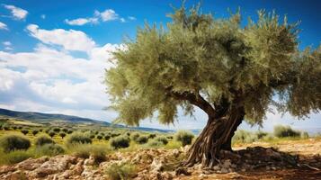 mediterranean plant olive tree photo