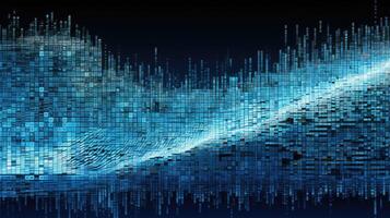 real big data wave pattern photo