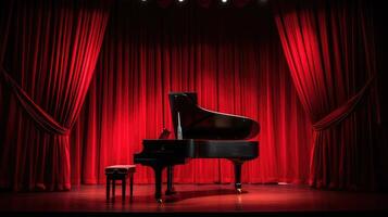 backdrop piano background red photo