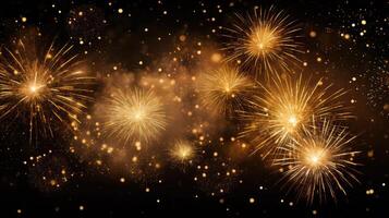 year gold new years background photo