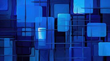 artwork cobalt blue abstract photo