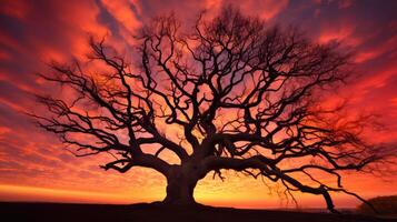 sunsky catalpa tree photo