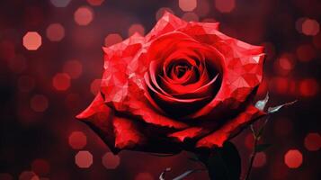 elegance red pixels photo