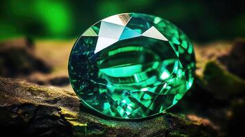 gemstone emerald green background photo
