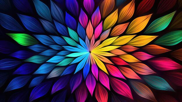 dazzling black lit background photo