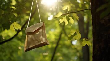 serenity empty paper bag photo