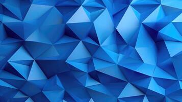 dynamic triangles background blue photo
