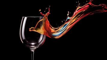drawing wine line art photo