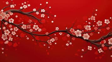cherry red background pattern photo