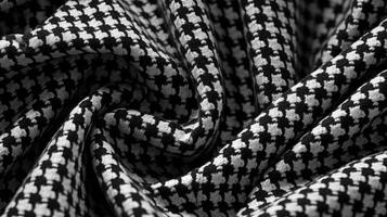 black houndstooth texture photo