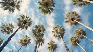 trunks abstract palm trees photo