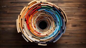 stack book pattern photo