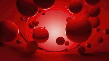 finish red dot background photo