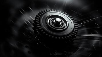 rotation black gears photo
