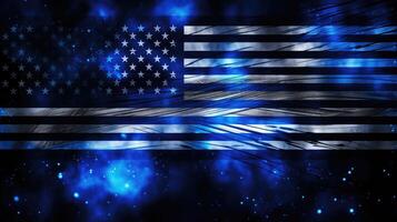 support thin blue line background photo
