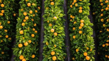 s oranges on tree photo