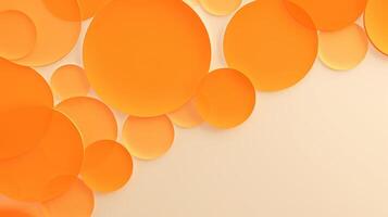 design orange circle background photo