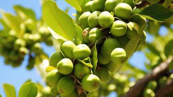 round macadamian nut tree photo