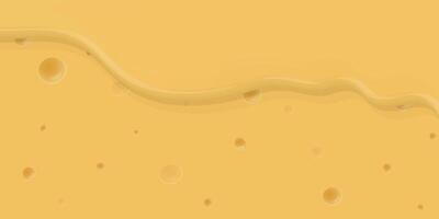 Melted cheese texture background graphic illustration. vector