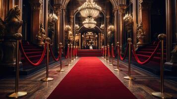 opulence red carpet party photo
