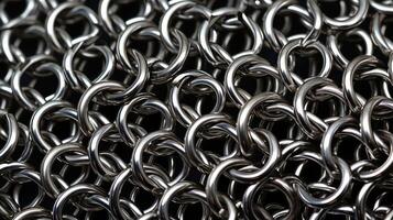 shiny chainmail texture photo