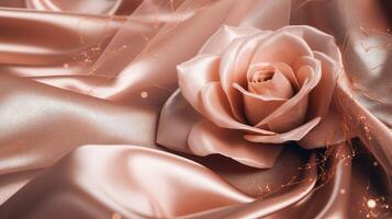 metallic elegant rose gold background photo