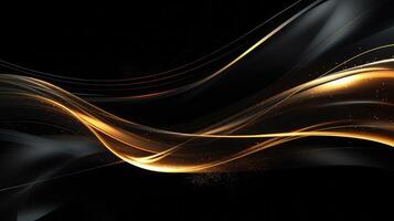dimension black and gold abstract graphic photo