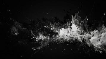 canvas abstract black background photo