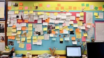 notes horizontal frame office photo