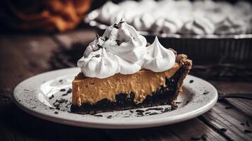 whipped happy thanksgiving black and white photo