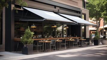 design metal awning photo